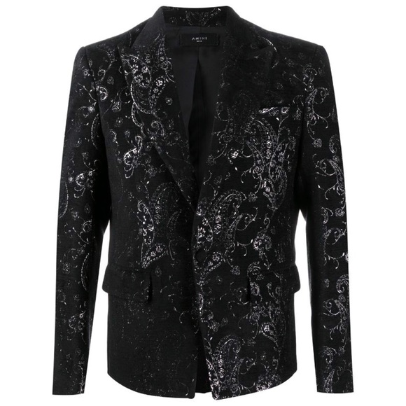 NWT AMIRI Paisley Embroidered Blazer - Picture 5 of 7
